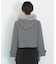 フェイクファー付ショートダッフルコート