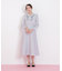 フリルポロニットワンピース