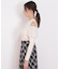 ミニフェザーケープニット