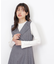 袖ボタンリブニット