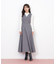 袖ボタンリブニット