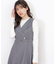 袖ボタンリブニット