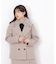 フェイクファー衿付ジャケット
