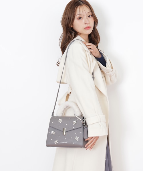 ランダムビジューファーハンドルバッグ｜ジルバイジルスチュアートの