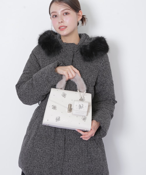 ランダムビジューファーハンドルバッグ｜ジルバイジルスチュアートの