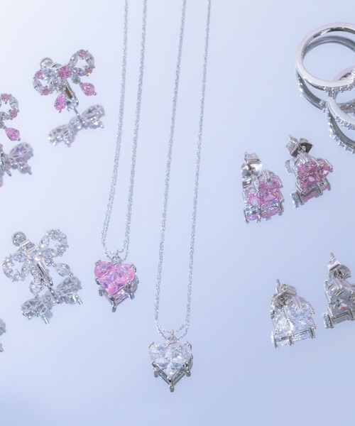 Cubic ハートネックレス｜ジルバイジルスチュアートの通販｜&mall
