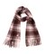 ＜BEARシリーズ＞Holidayベア刺繍チェックストール