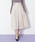 フロント釦配色ステッチスカート