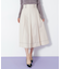 フロント釦配色ステッチスカート