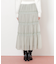 シャイニーティアードスカート