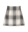 ロービングチェックミニスカート