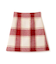 ロービングチェックミニスカート