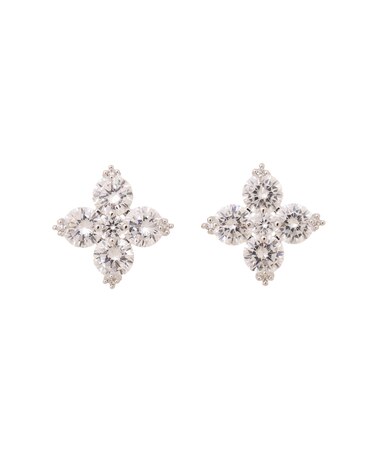 Cubic 大粒クローバーピアス｜ジルバイジルスチュアートの通販｜&mall 