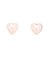 ピンクパールハートピアス