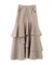 アシメティアードスカート