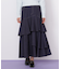アシメティアードスカート