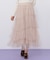 チュールランダムティアードスカート