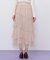 チュールランダムティアードスカート