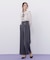 メタル釦ストレートイージーパンツ
