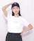 刺繍ロゴTシャツオーガニックコットン