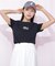 ショート丈刺繍ロゴTシャツオーガニックコットン