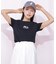 ショート丈刺繍ロゴTシャツオーガニックコットン