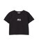 ショート丈刺繍ロゴTシャツオーガニックコットン