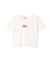 ショート丈刺繍ロゴTシャツオーガニックコットン