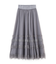 ヘムレースプリーツチュールスカート