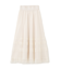 ヘムレースプリーツチュールスカート
