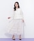 ヘムレースプリーツチュールスカート