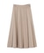 サイドベルトプリーツスカート