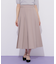 サイドベルトプリーツスカート