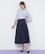 サイドベルトプリーツスカート