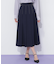 サイドベルトプリーツスカート