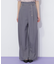 チェーンベルトタックワイドパンツ