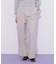 チェーンベルトタックワイドパンツ