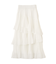 プリーツランダムティアードスカート