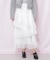 プリーツランダムティアードスカート