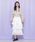 プリーツランダムティアードスカート
