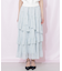 プリーツランダムティアードスカート