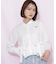フリルヘムショートブラウス
