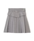 ウエストマークプリーツミニスカート