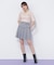 ウエストマークプリーツミニスカート