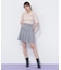 ウエストマークプリーツミニスカート