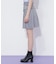 ウエストマークプリーツミニスカート