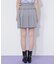 ウエストマークプリーツミニスカート