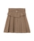 ウエストマークプリーツミニスカート