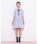 シャーリングミニシャツワンピース