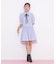 シャーリングミニシャツワンピース